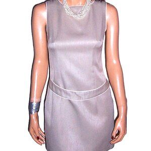 Vintage Jay Jacobs Beige Sheath Dress S